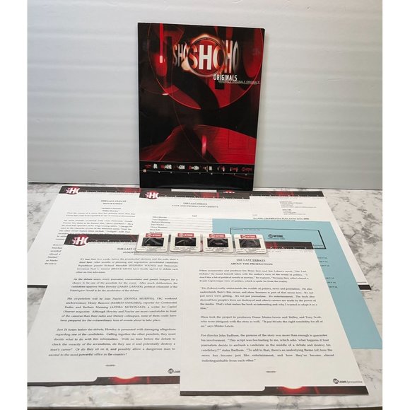 Showtime Movie Press Kit The Last Debate 2000 James Garner Peter Gallagher - Picture 10 of 10